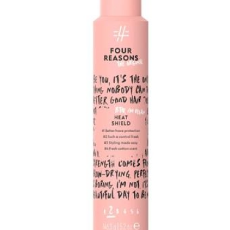 Four Reasons Original Heat Shield 200ml Spray για προστασία από την θερμότητα σε στεγνά μαλλιά.